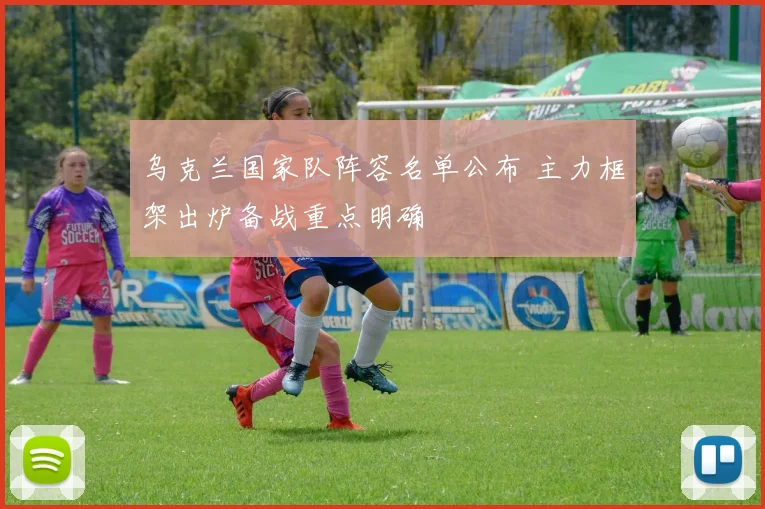 乌克兰国家队阵容名单公布 主力框架出炉备战重点明确